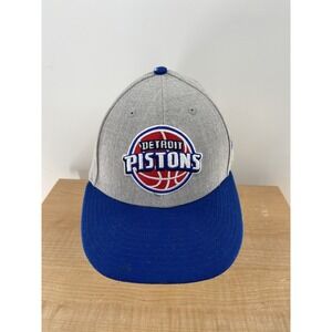 New Era Detroit Pistons Hat Cap Blue Red Logo NBA Basketball 59Fifty Size 7 1/4